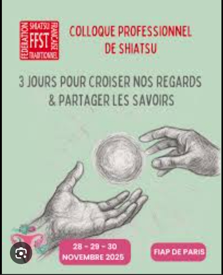 Colloque Shiatsu FFST Novembre 2025  